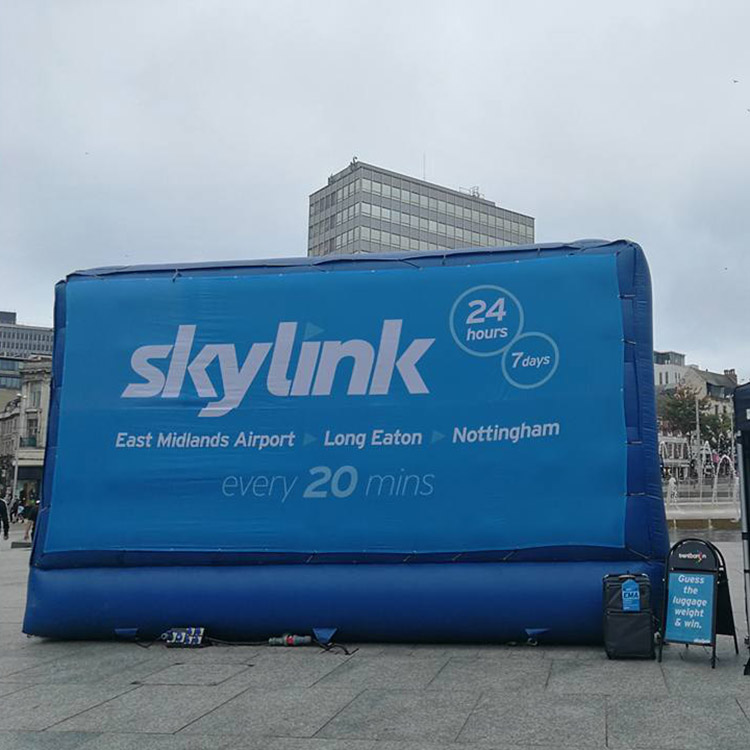 Inflatable billboard