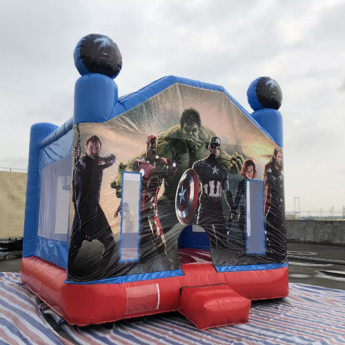 inflatable moonwalk in spanish