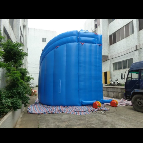 inflatable water slide with pool