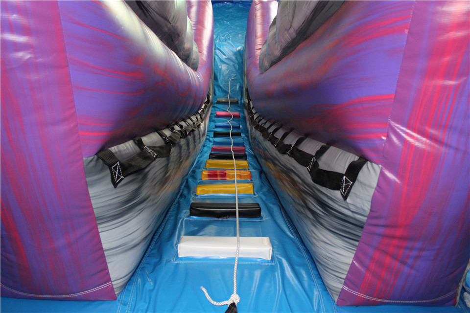Inflatable Marble Purple water Slide