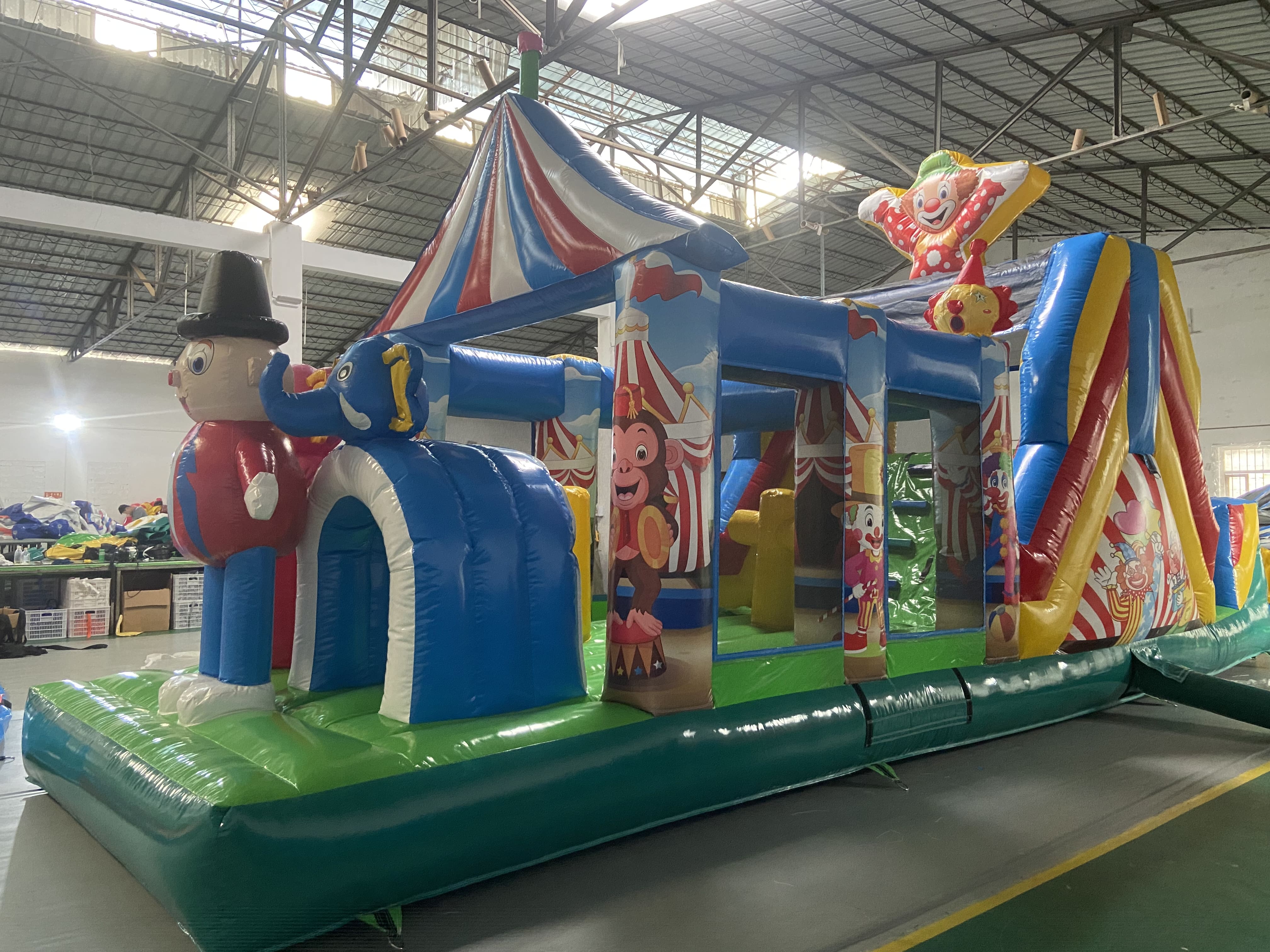 Inflatable obstacle course