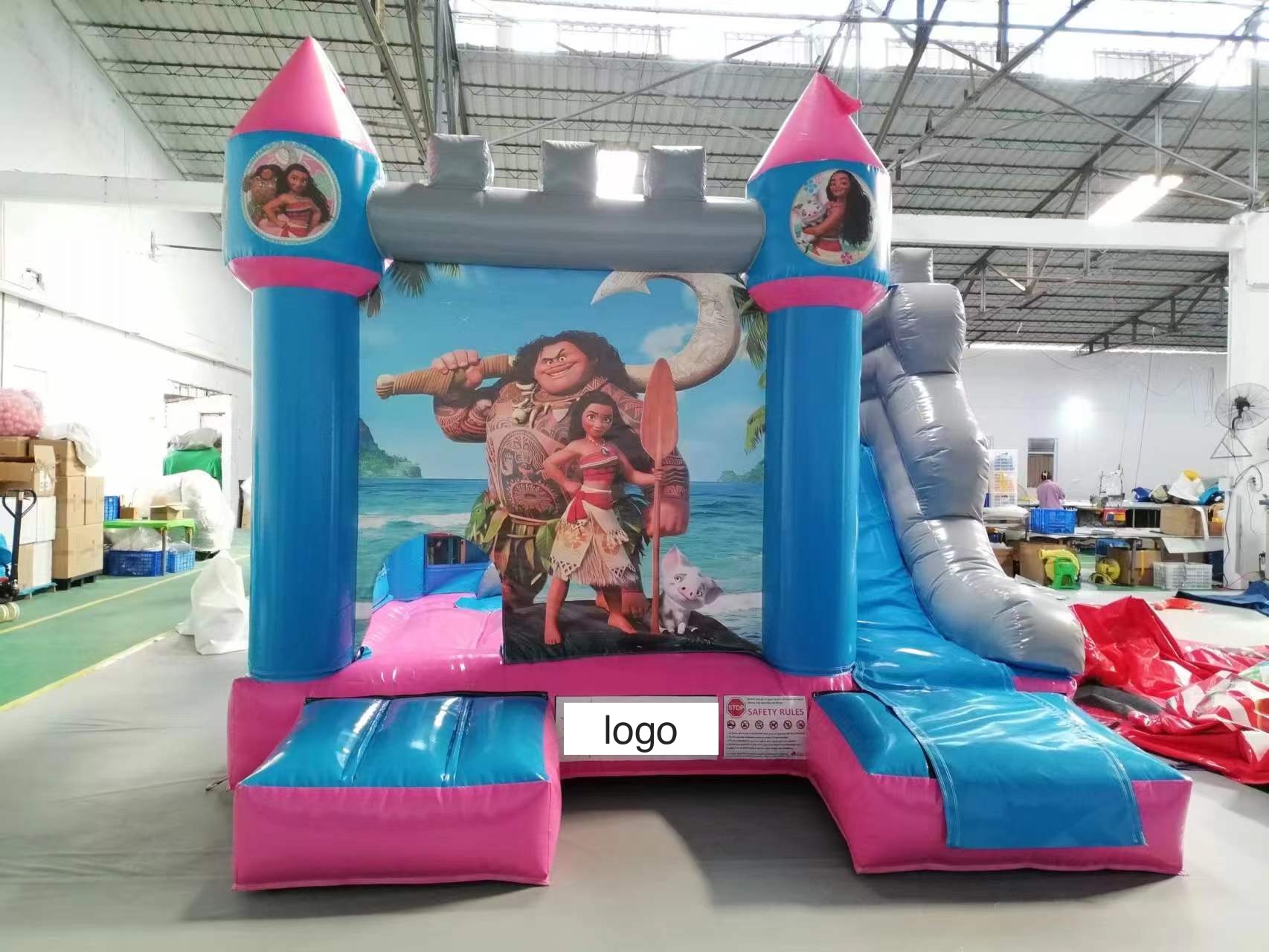 Custom inflatable bounce slide