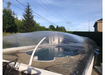 Pool Tent Picture-Sharing from customers