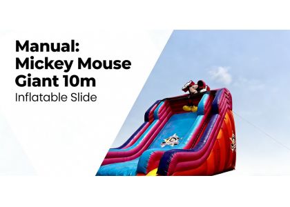 Manual: Mickey Mouse Giant 10m Inflatable Slide