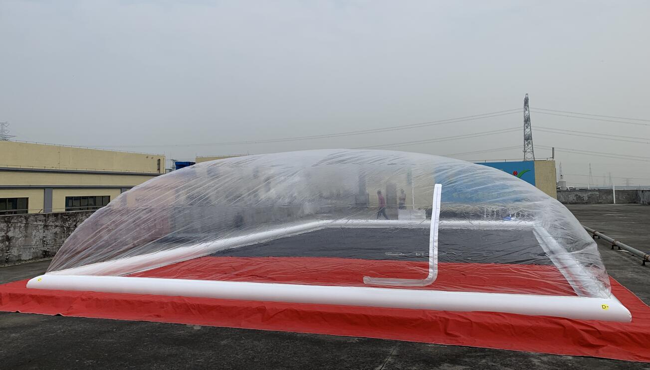 Panoramic Pool Tent View