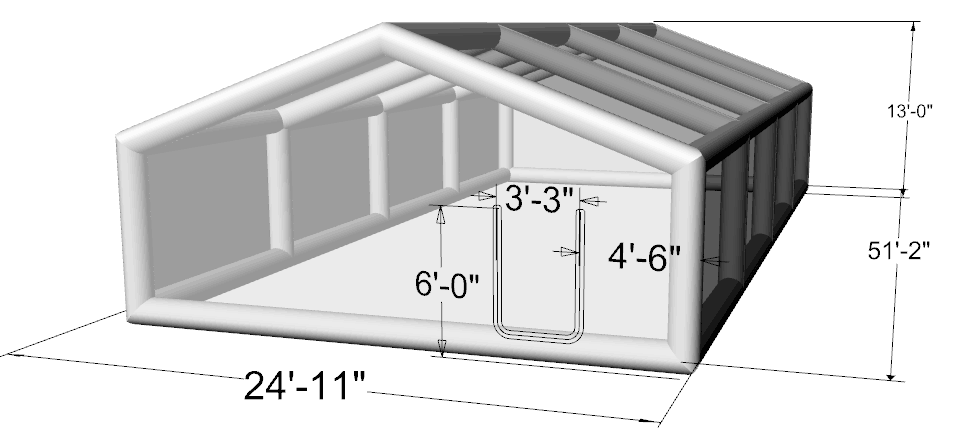 Inflatable Pool Dome Dimensions