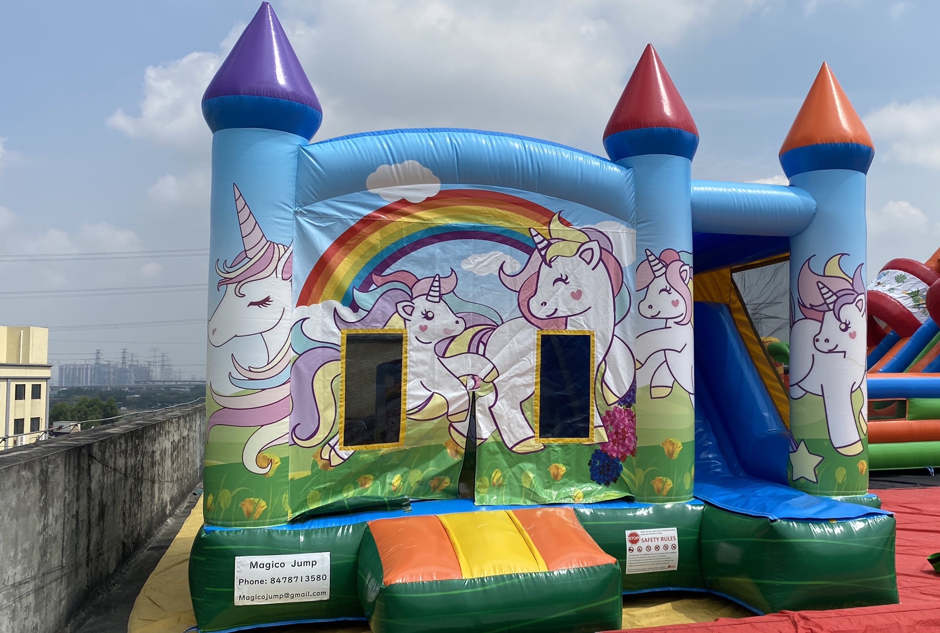 my little pony bouncy castle