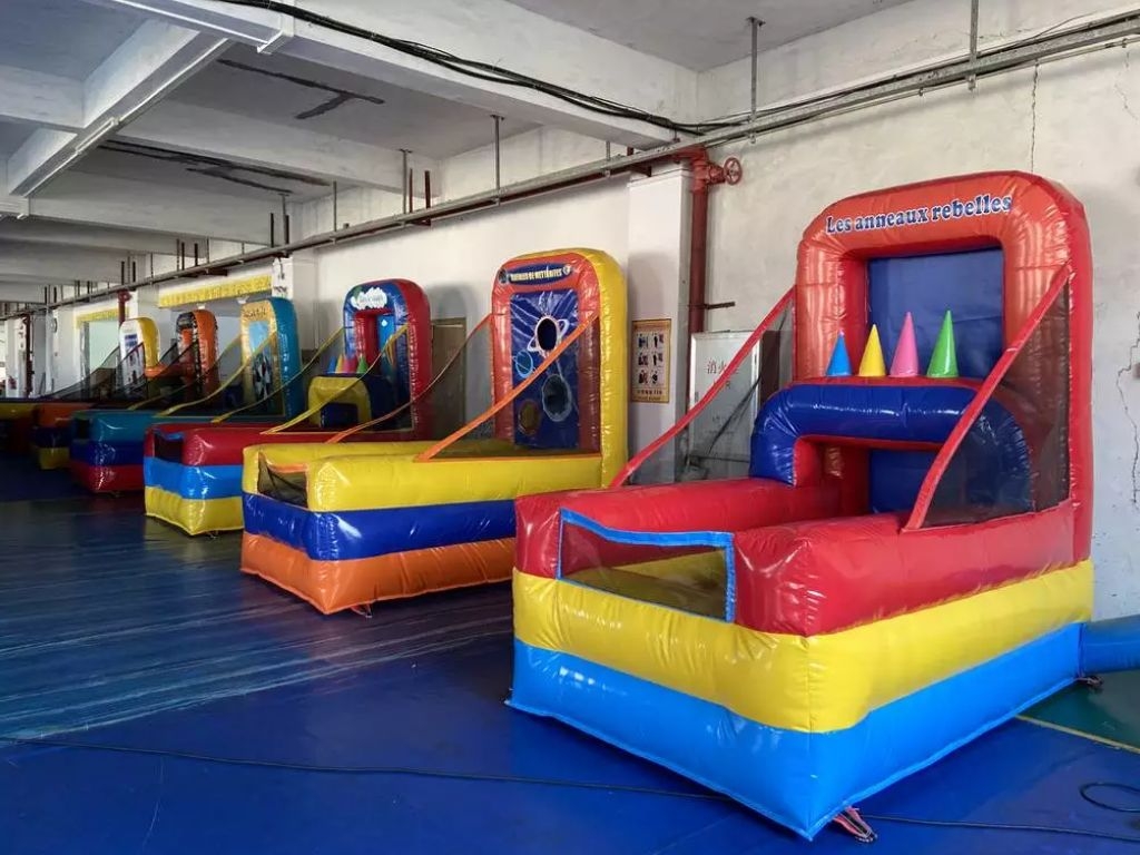 Hoop shot inflatable games