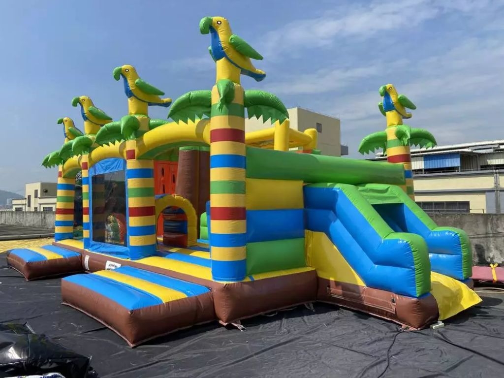 Inflatable Parrots bounce combo
