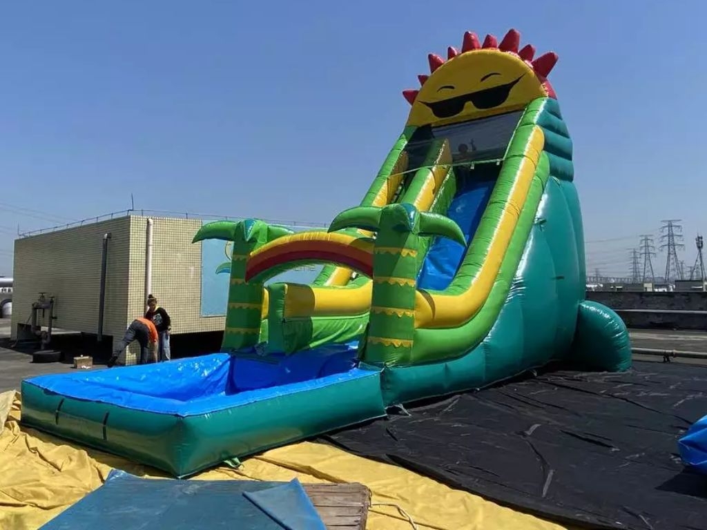 inflatable water slide for pool