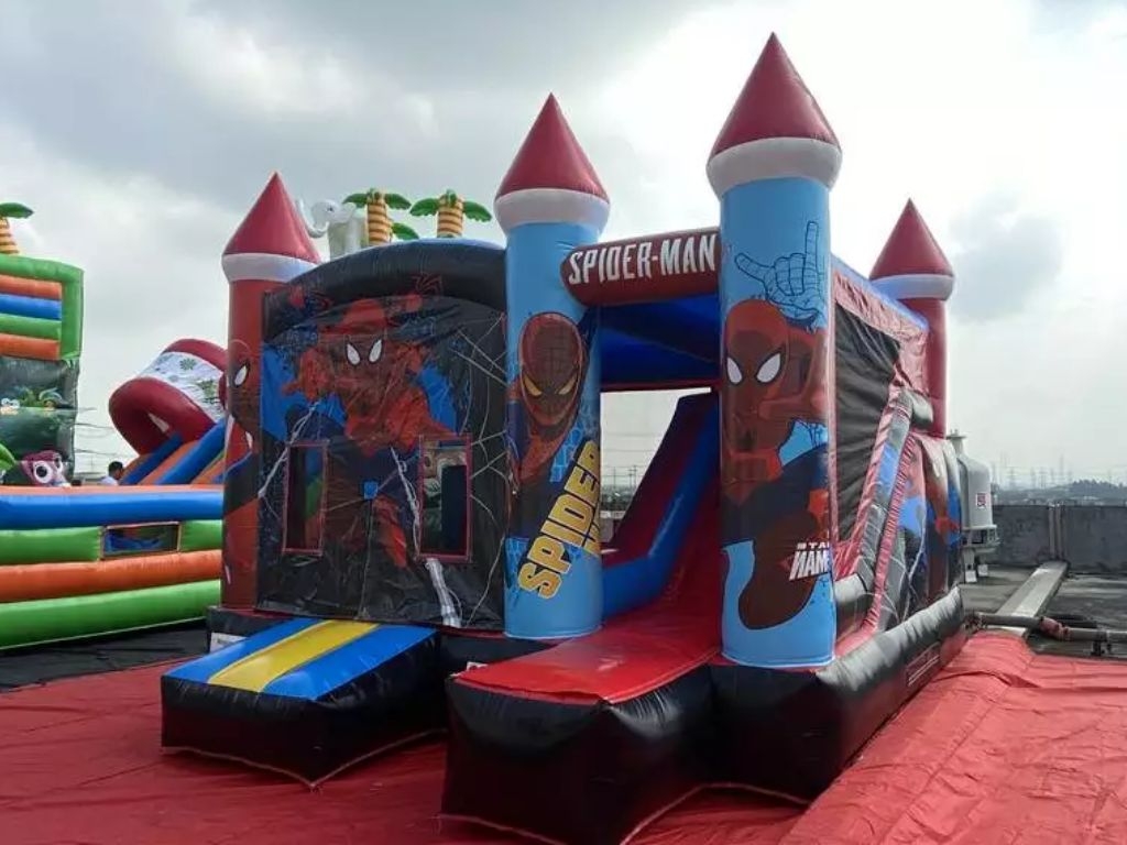 Spider Man Bouncy castle combo