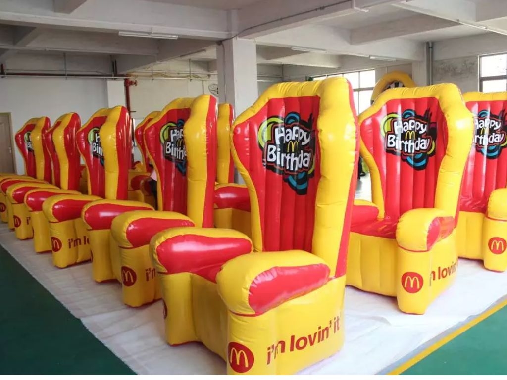 Inflatable McDonald's Chair