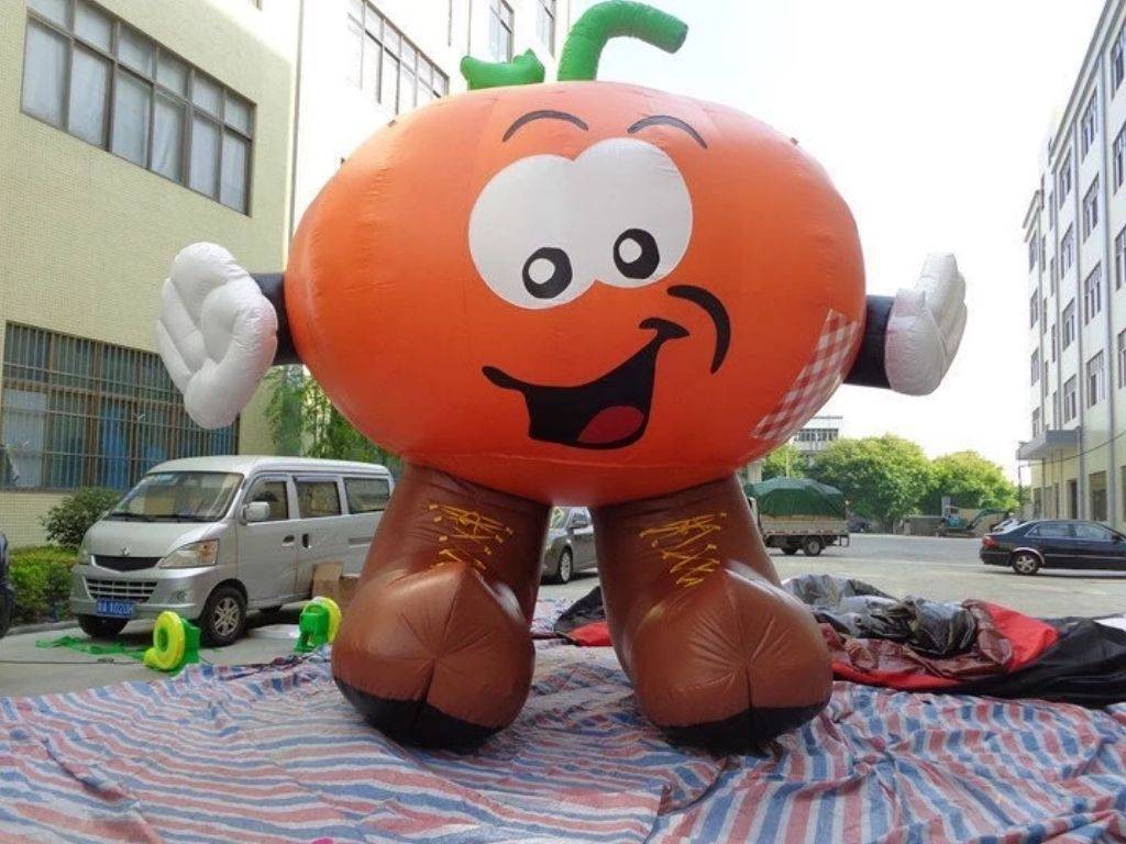 inflatable cartoon halloween pumpkin