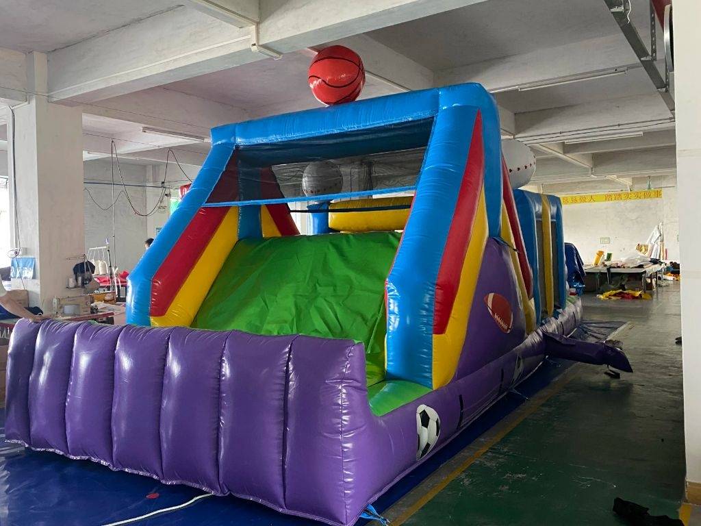 Inflatable sports obstacle