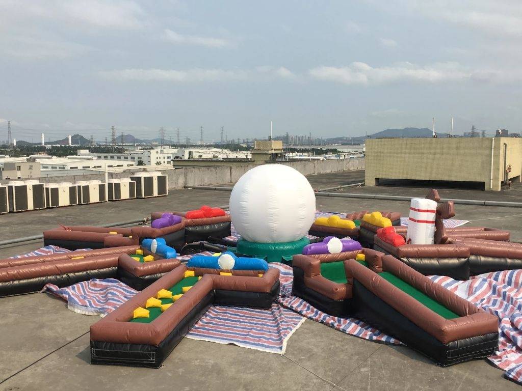 inflatable golf course