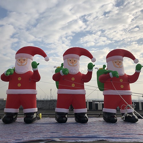 Inflatable Christmas Decorations Santa