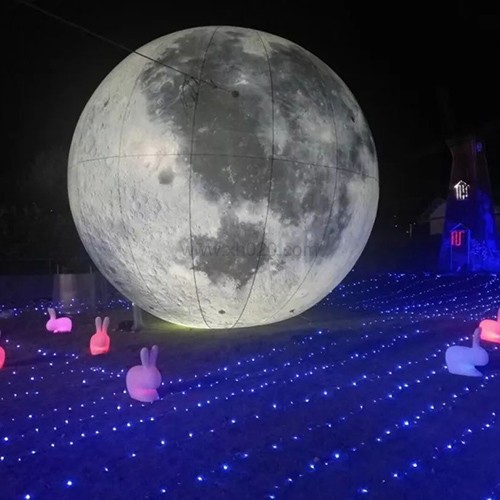 inflatable led moon