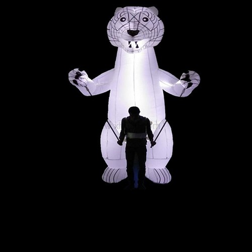 Inflatable Polar Bear Parade led