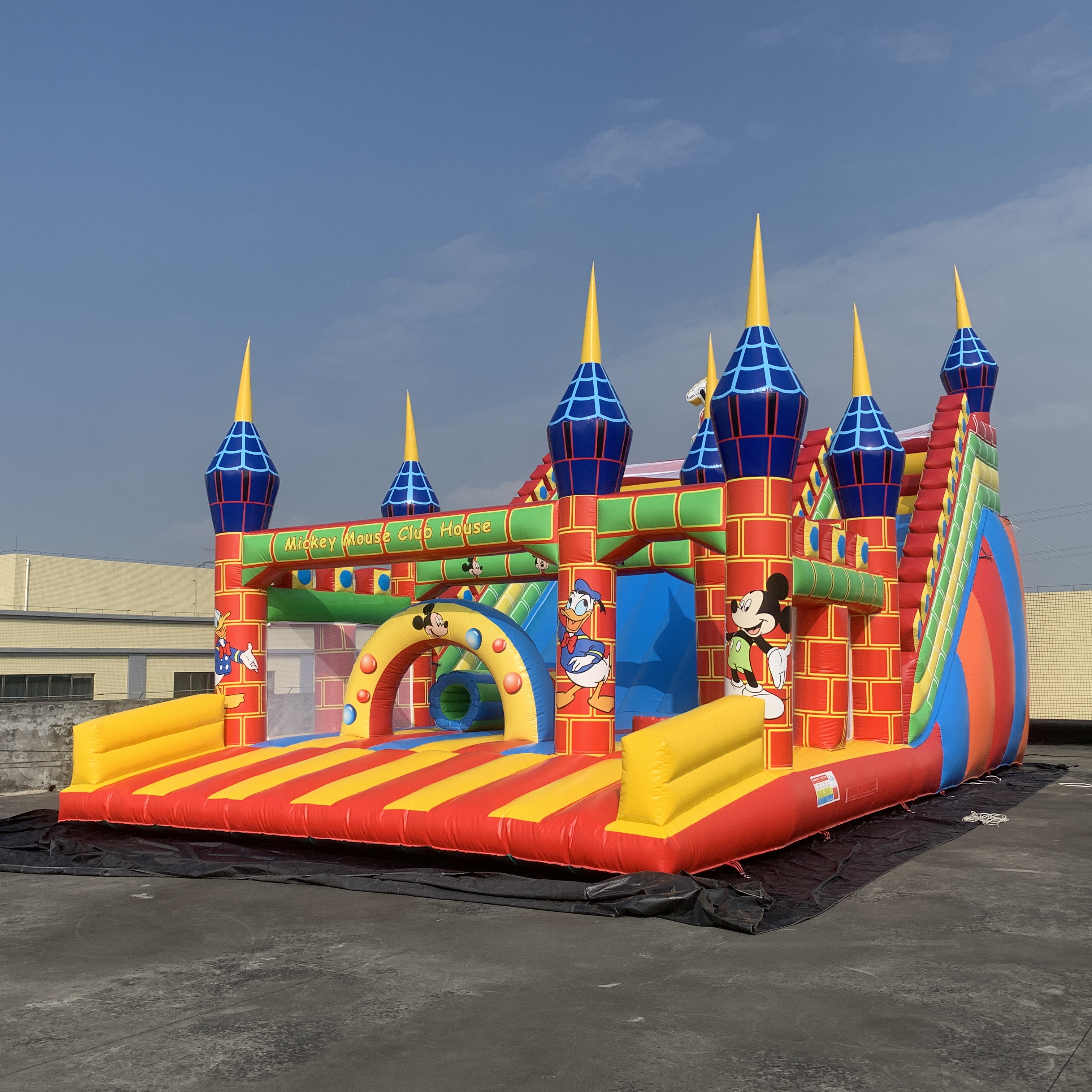 30' Mickey Mouse Clubhouse Commercial Inflatable castle slide