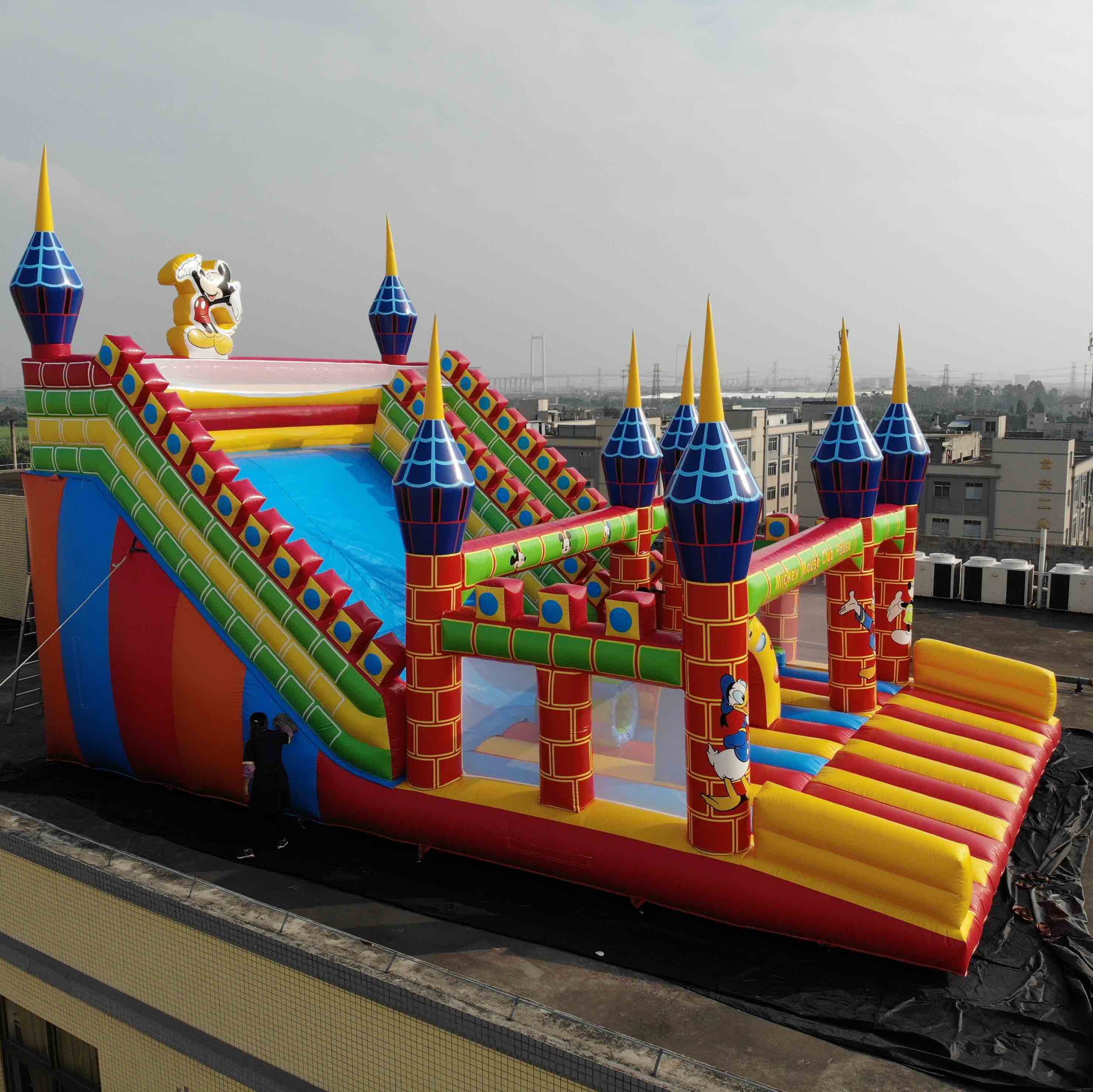 30' Mickey Mouse Clubhouse Commercial Inflatable castle slide