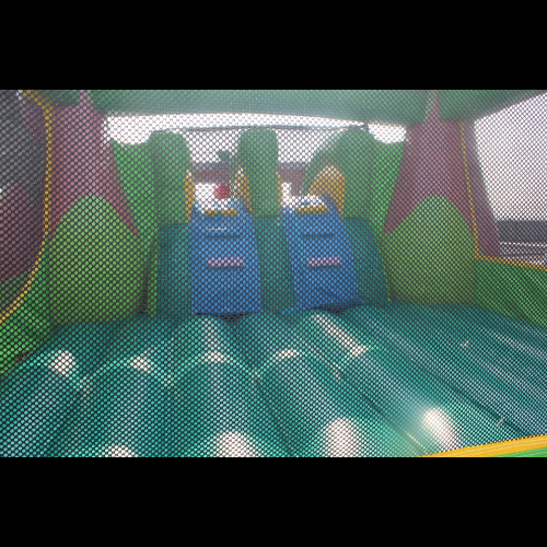 inflatable bouncer with slide