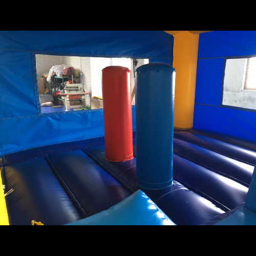 inflatable bouncer with slides