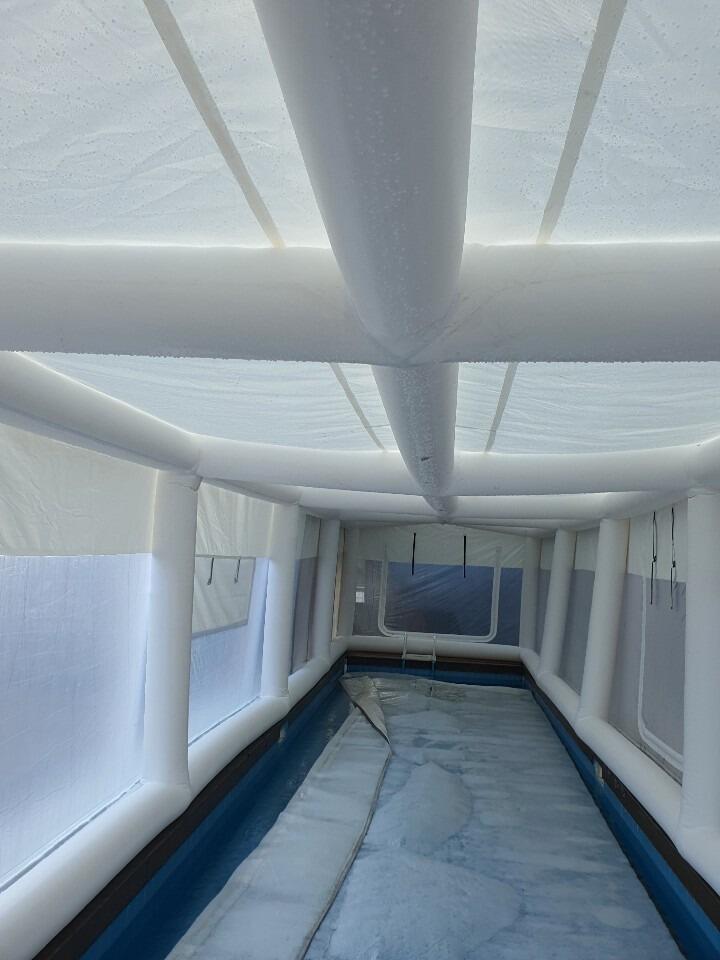 Client swimming pool cover