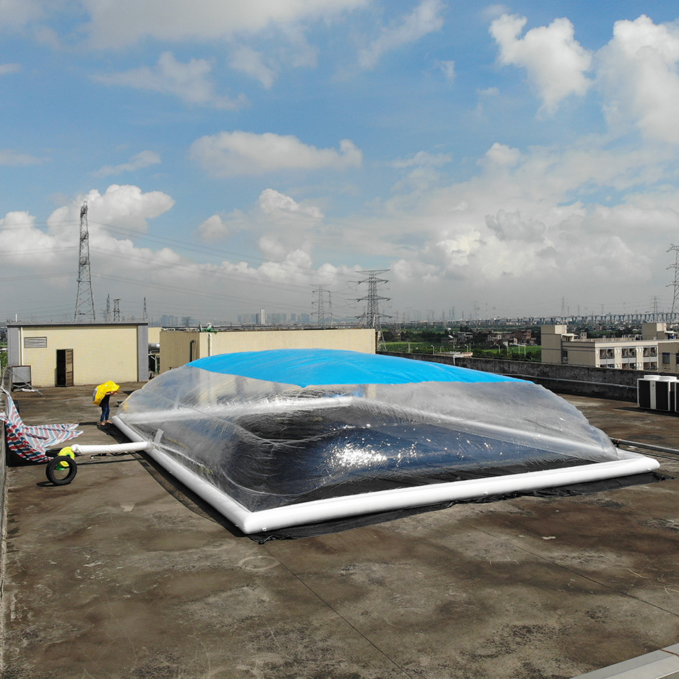 inflatable pool house