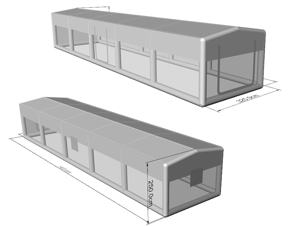 swimming pool tents and domes