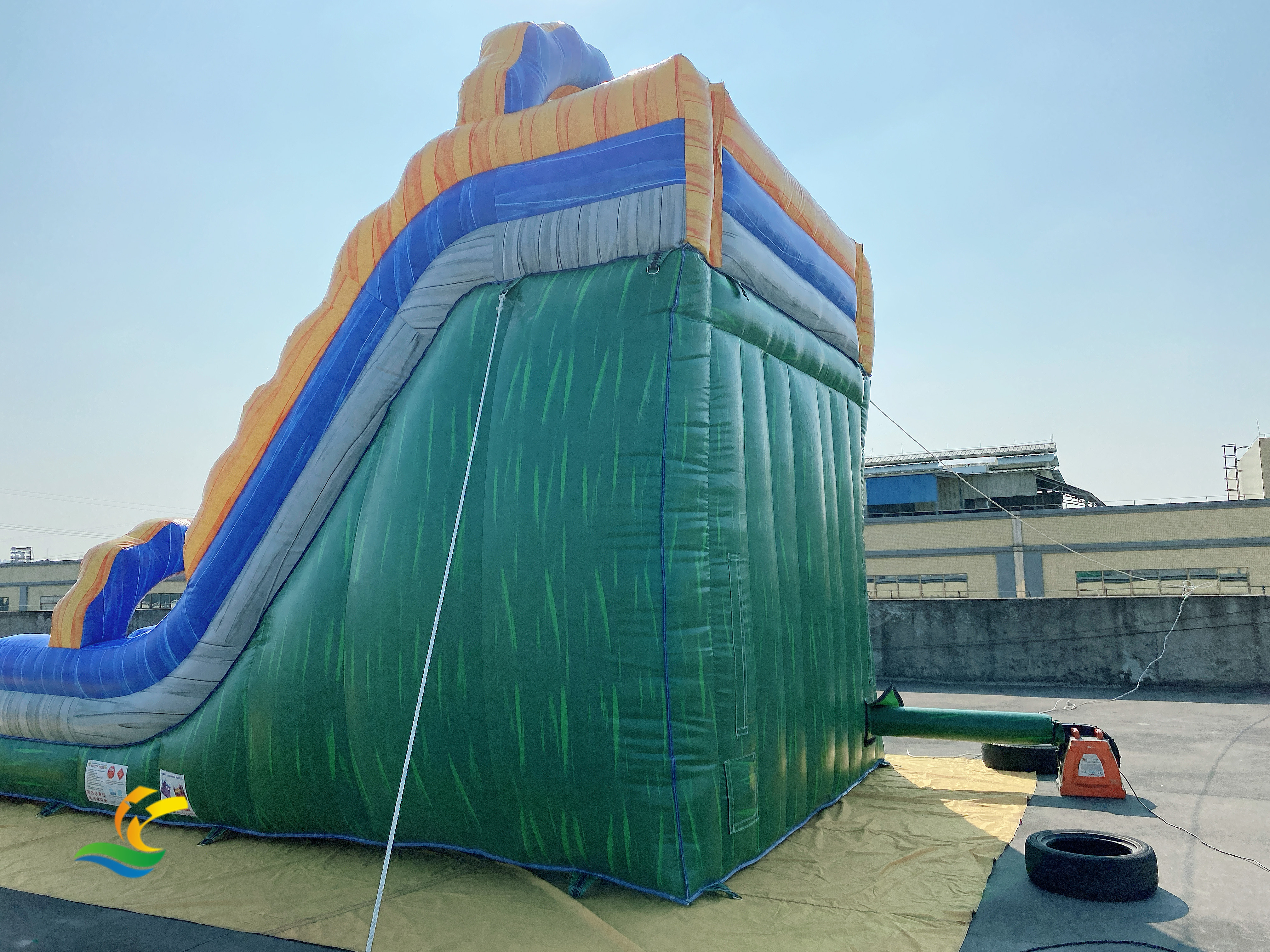 inflatable three slides