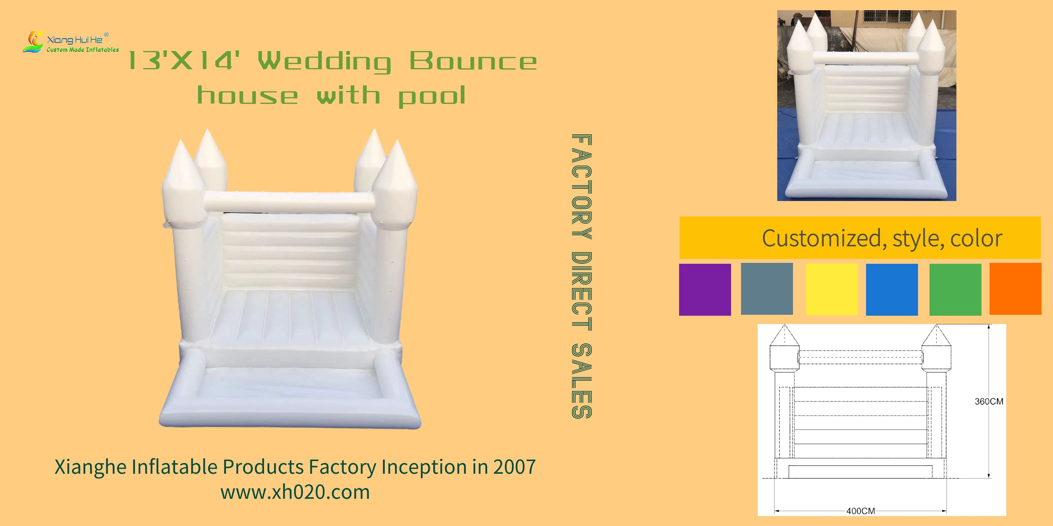inflatable wedding bounce