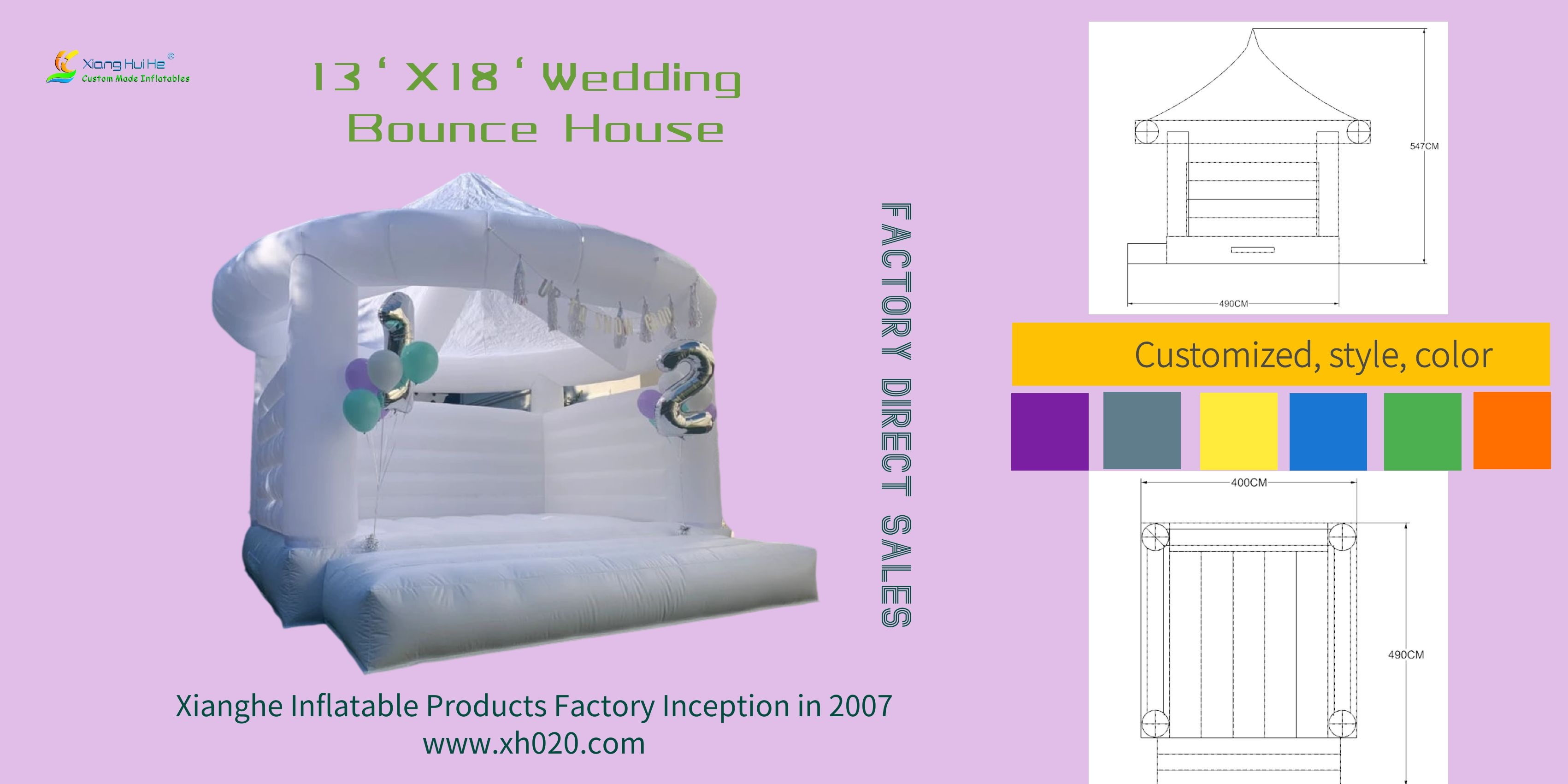 wedding jumping castle