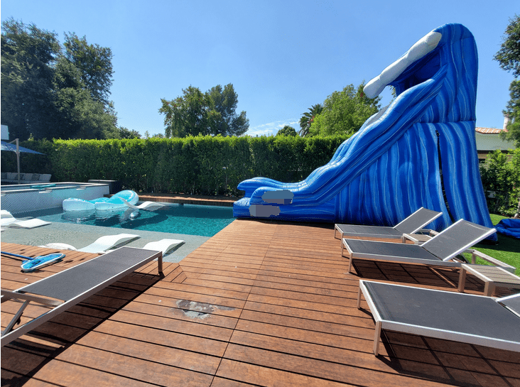 inflatable water slide 