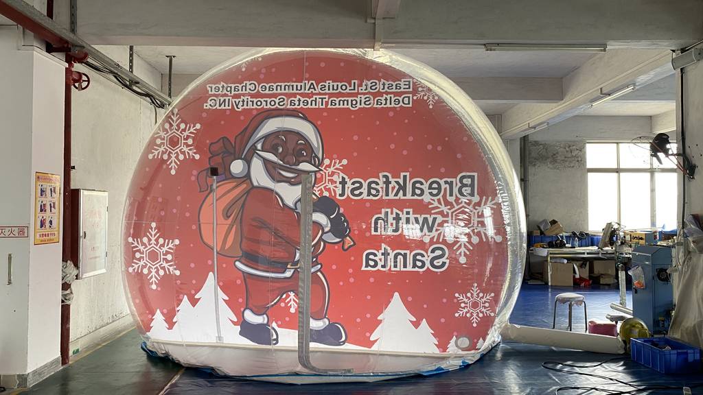 giant snow globe festival