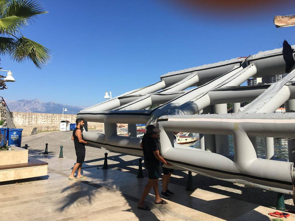 inflatable water billboard