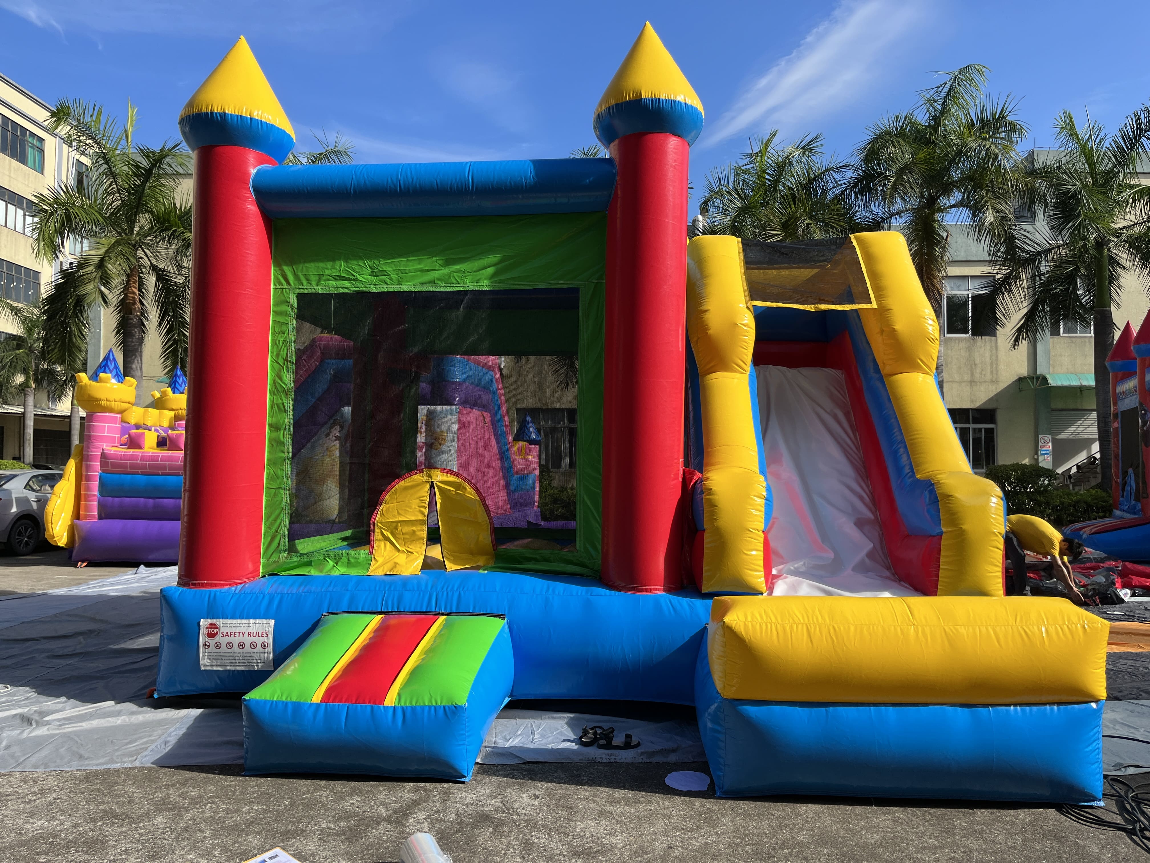 Inflatable Bounce Slide