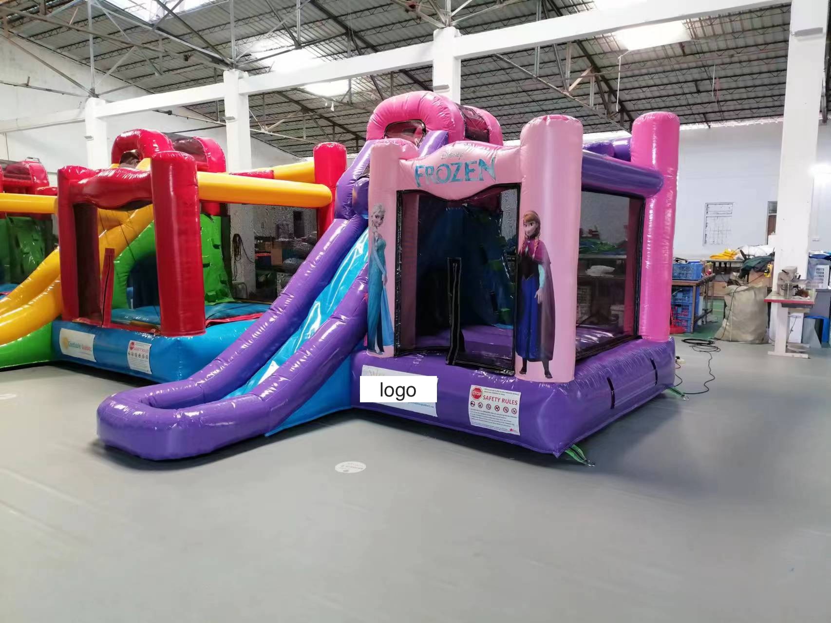 Outdoor princess bounce castle
