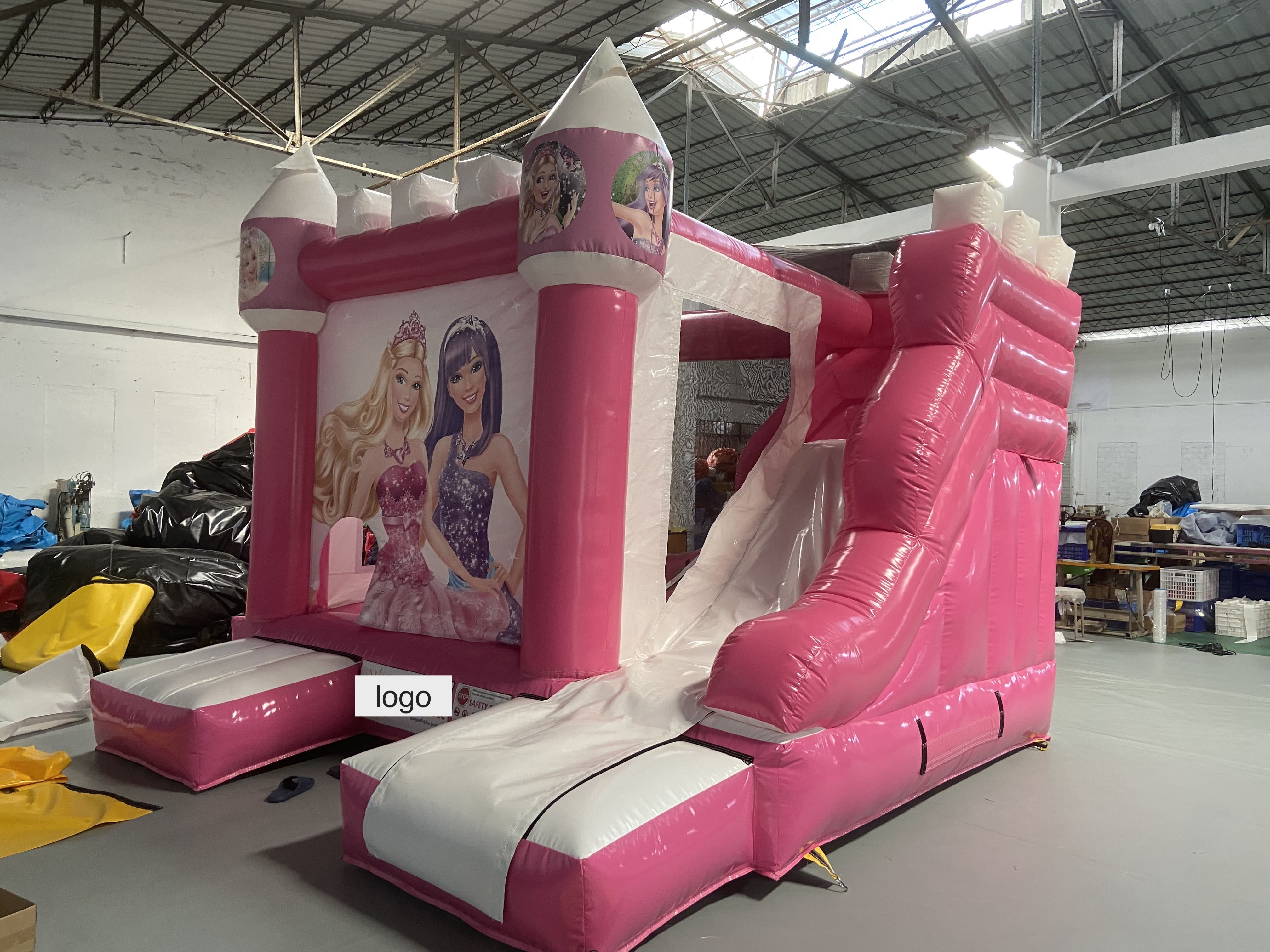 Princess party bounce castle
