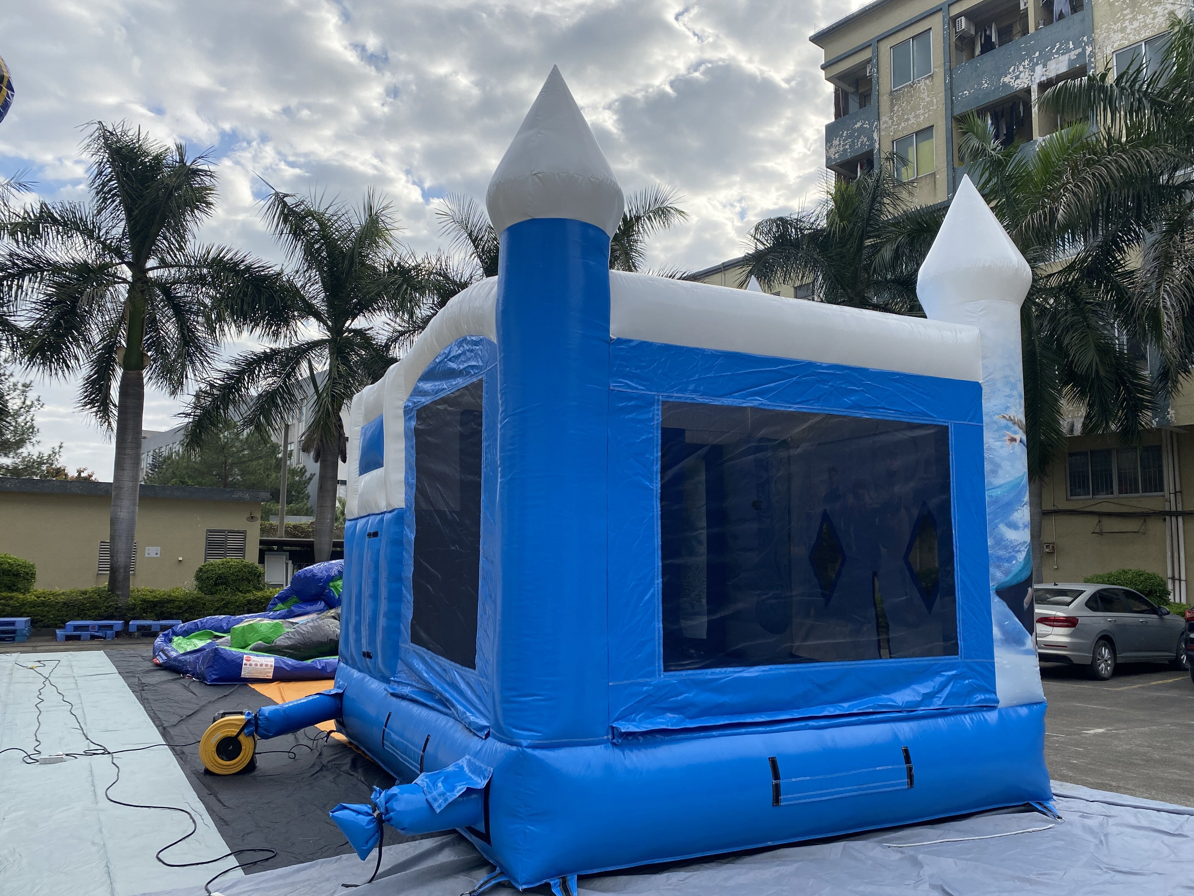 Elsa themed bounce house