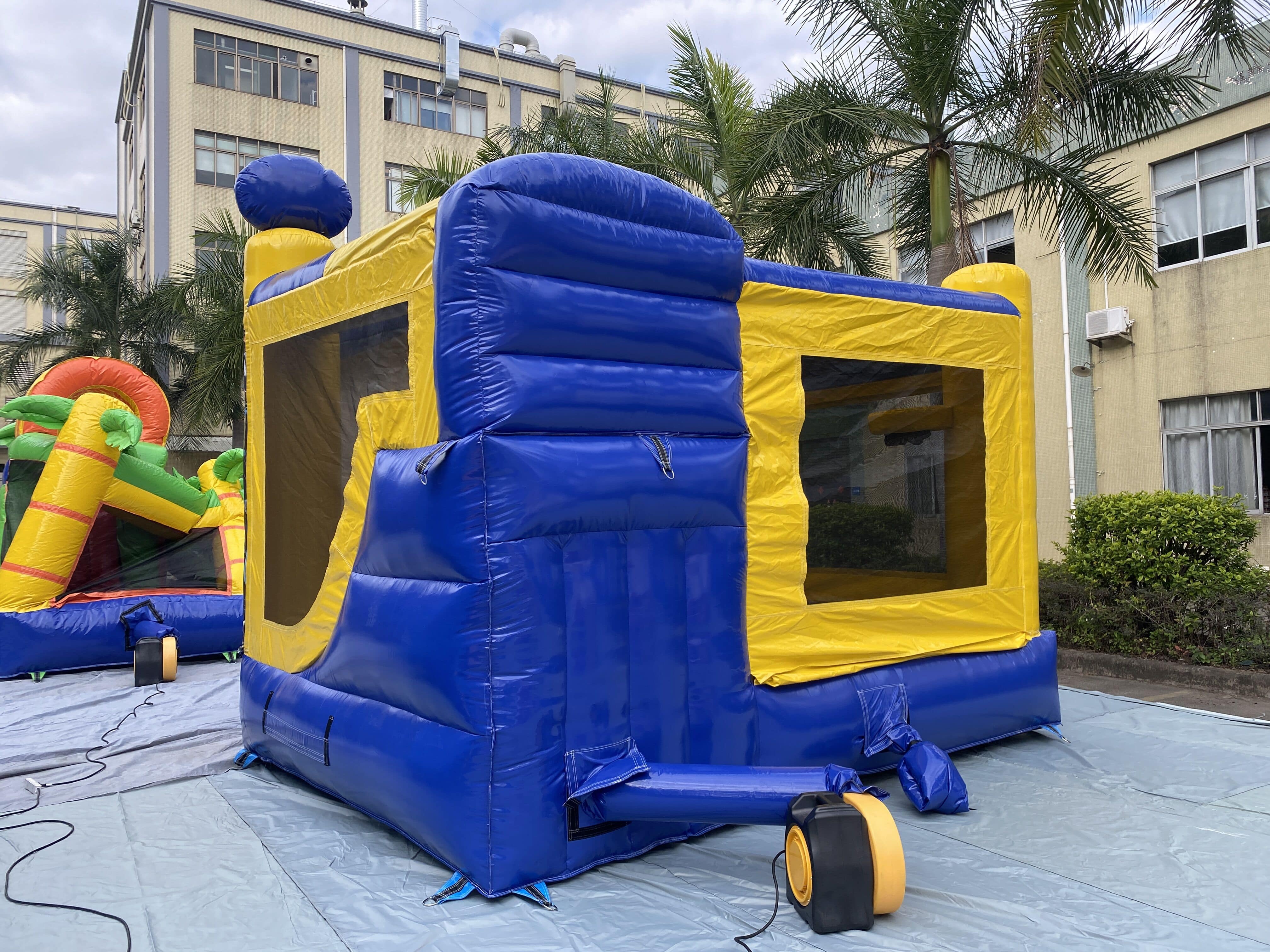 Batman-themed bounce castle