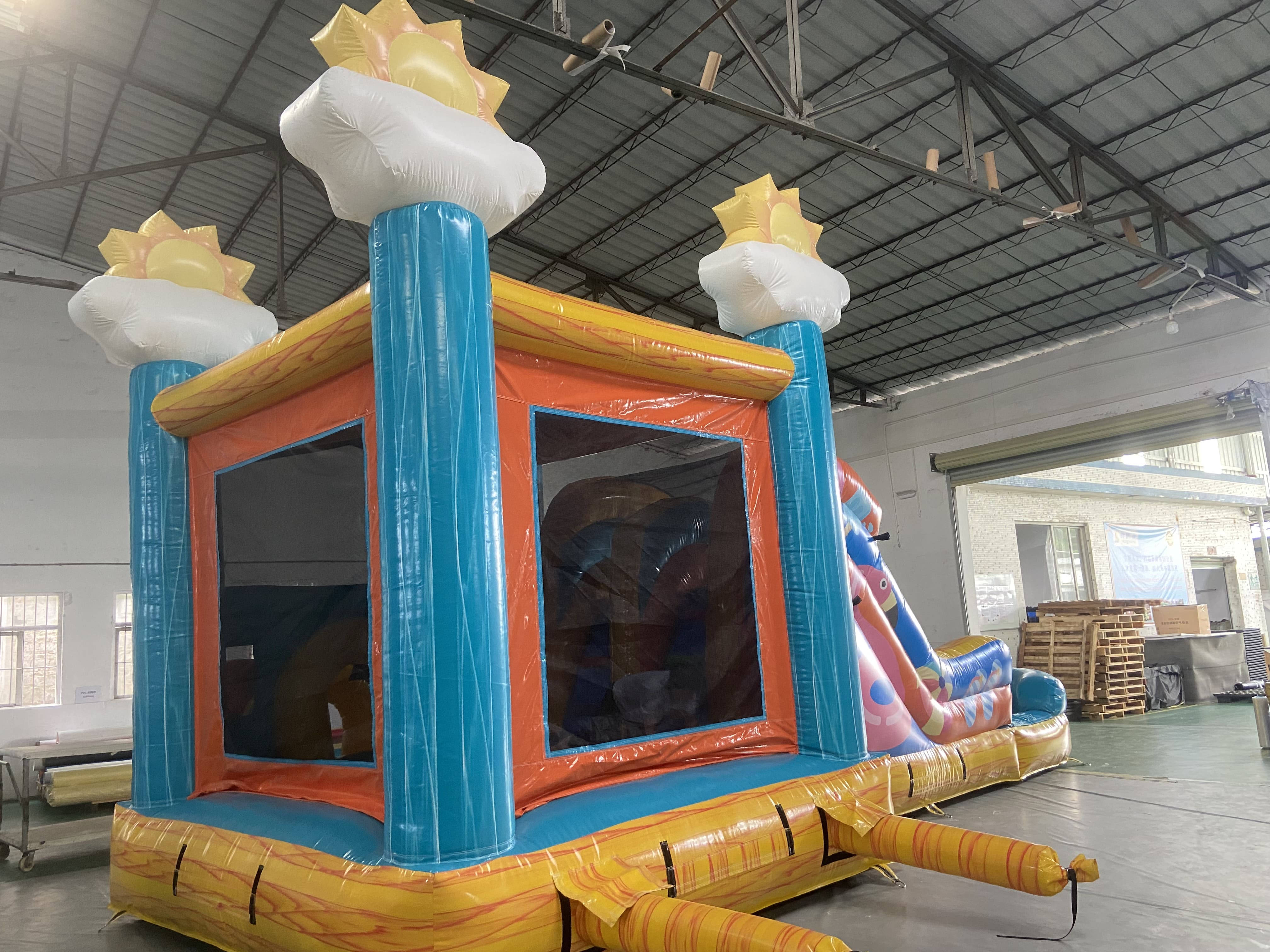 ​inflatable water slide combo​