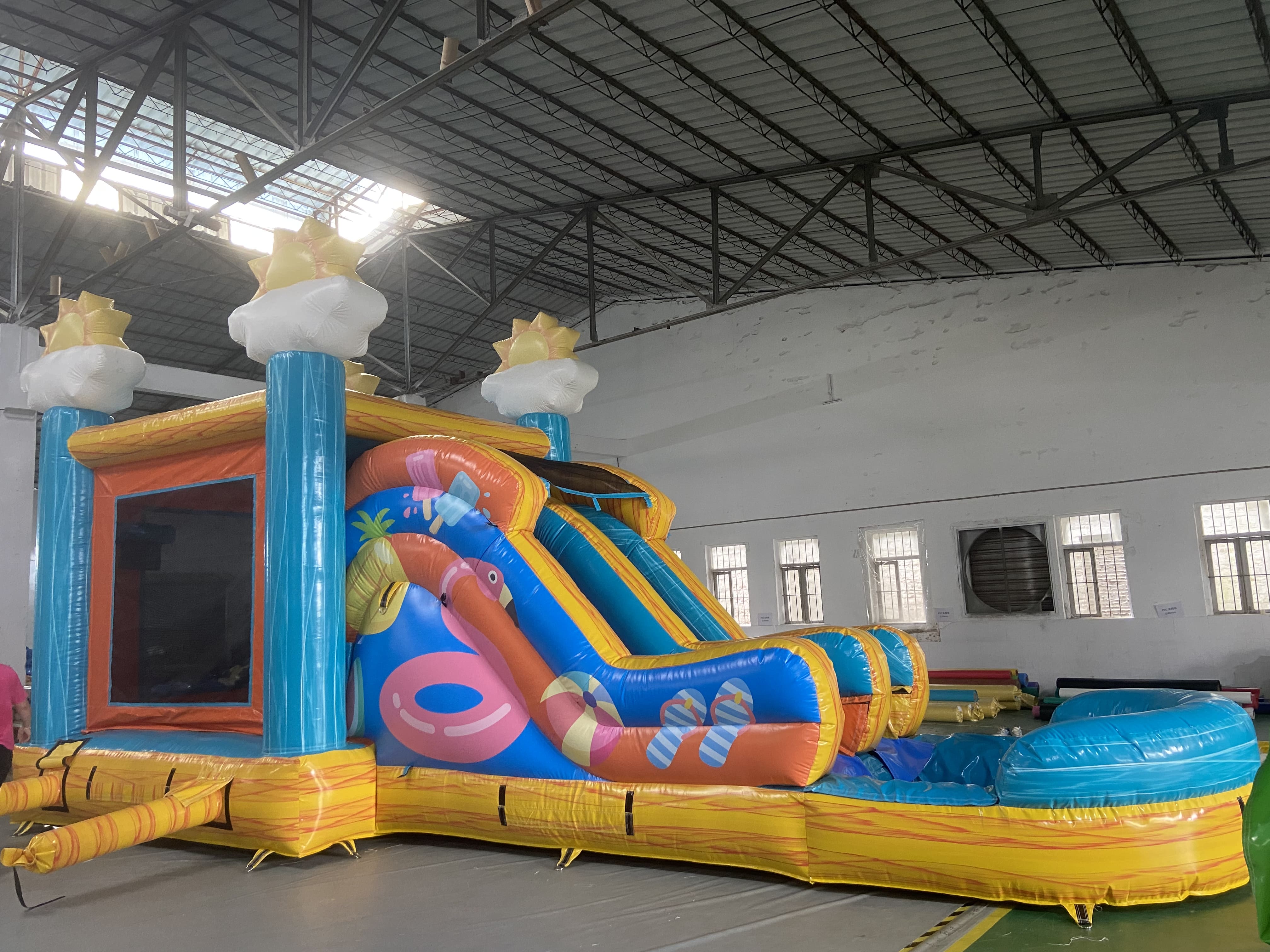 ​inflatable water slide combo​