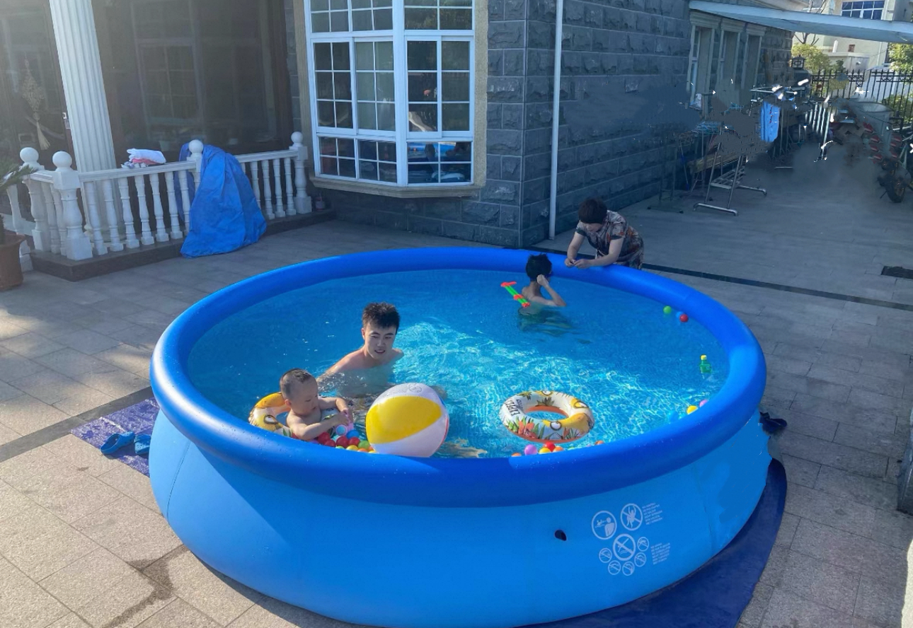 inflatable pool cover