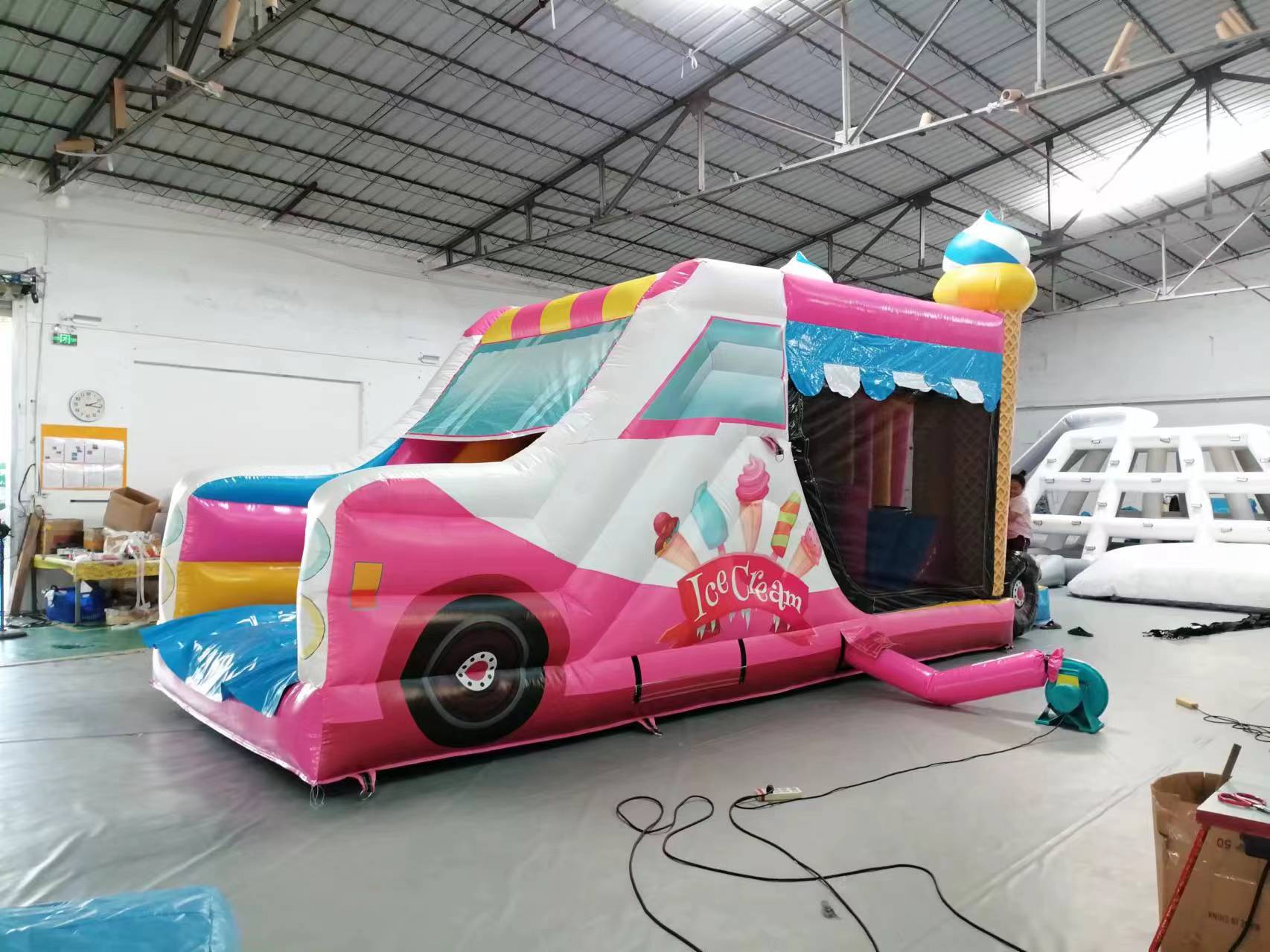 Inflatable Ice Cream Truck Play Obstacle