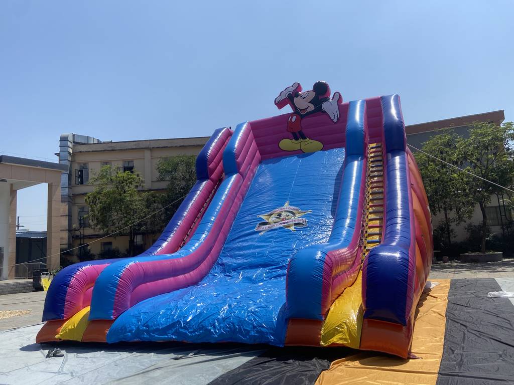 Inflatable slide