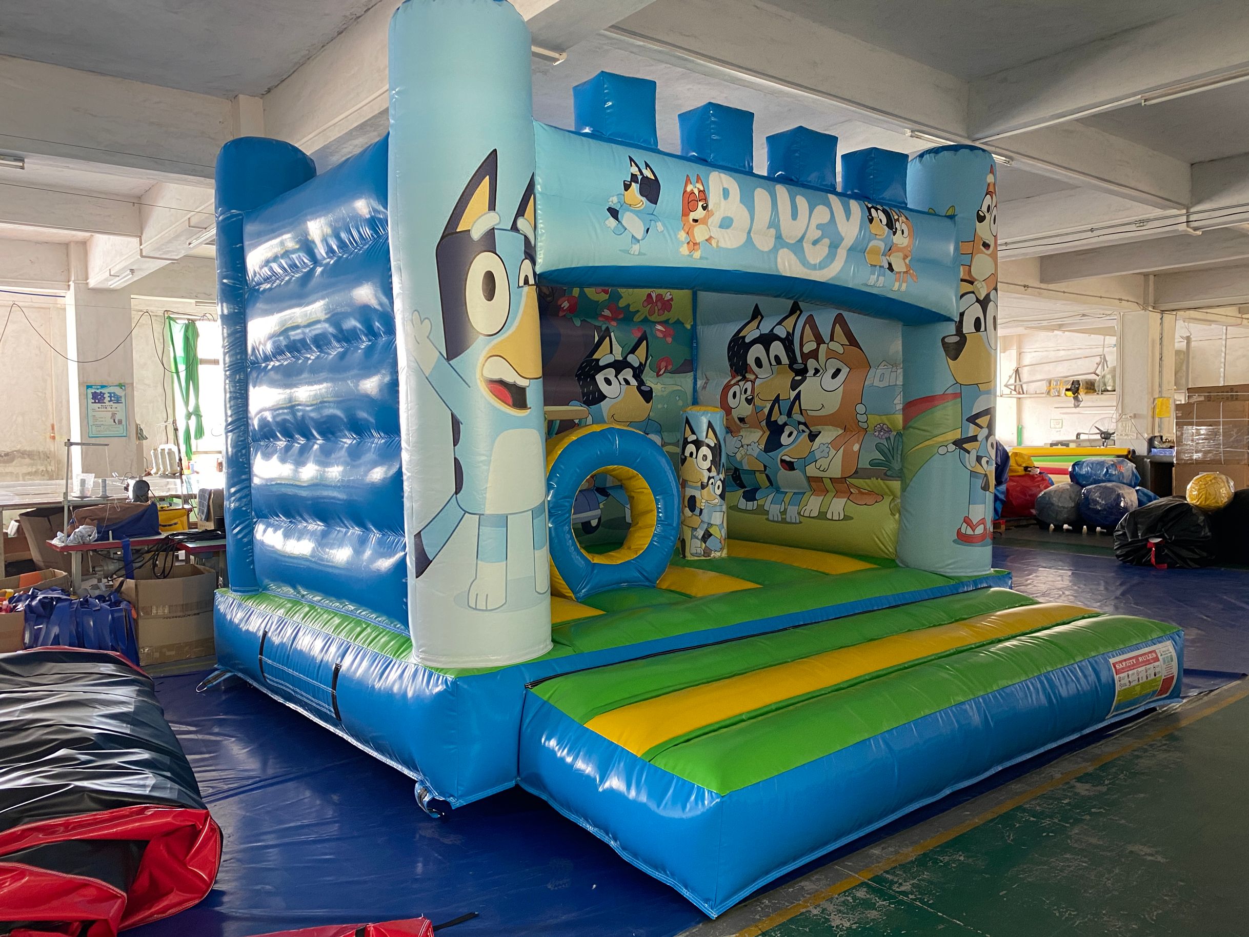 bluey inflatable bounce house