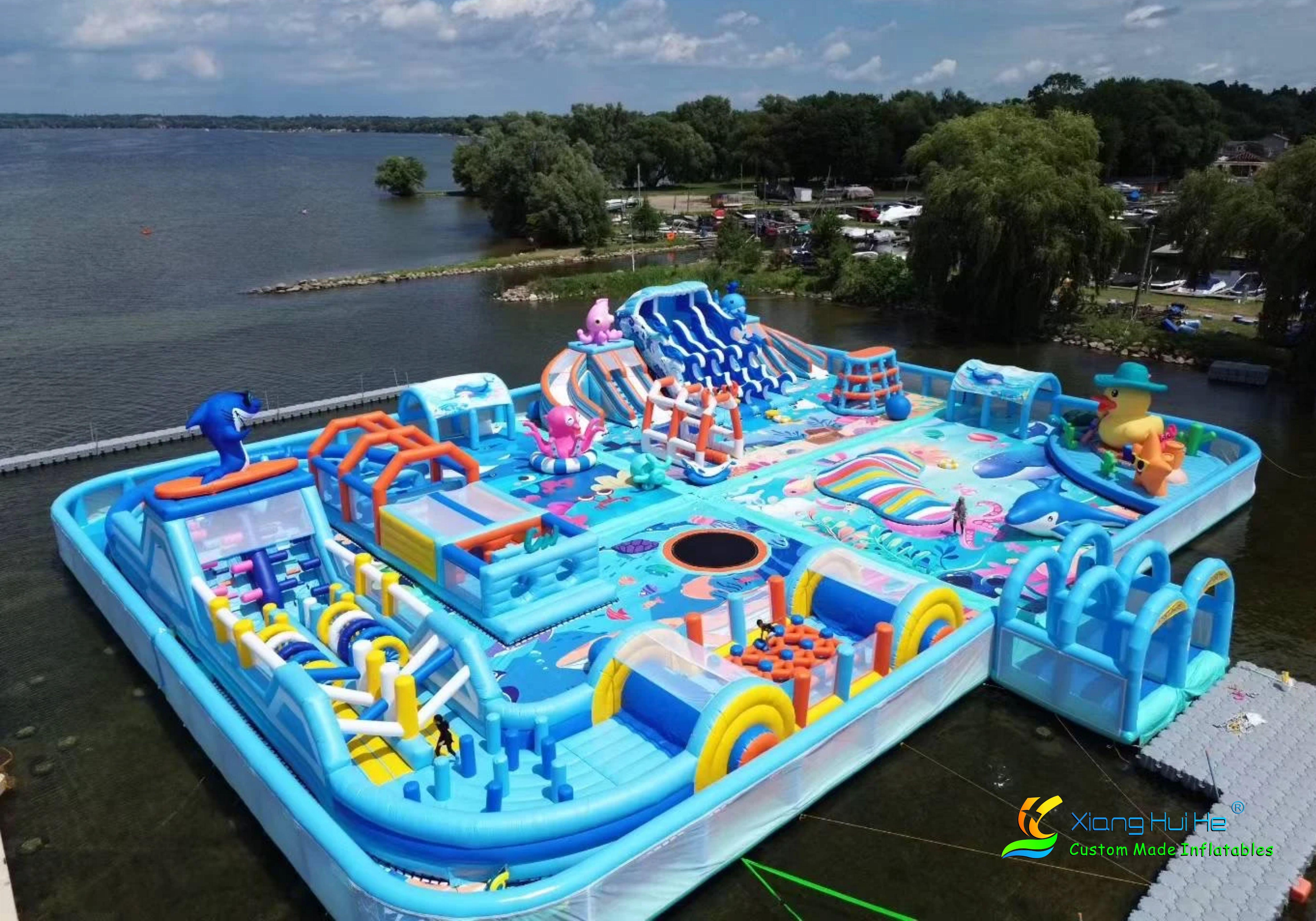 inflatable water castle