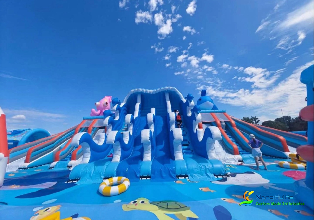 custom water inflatable parks