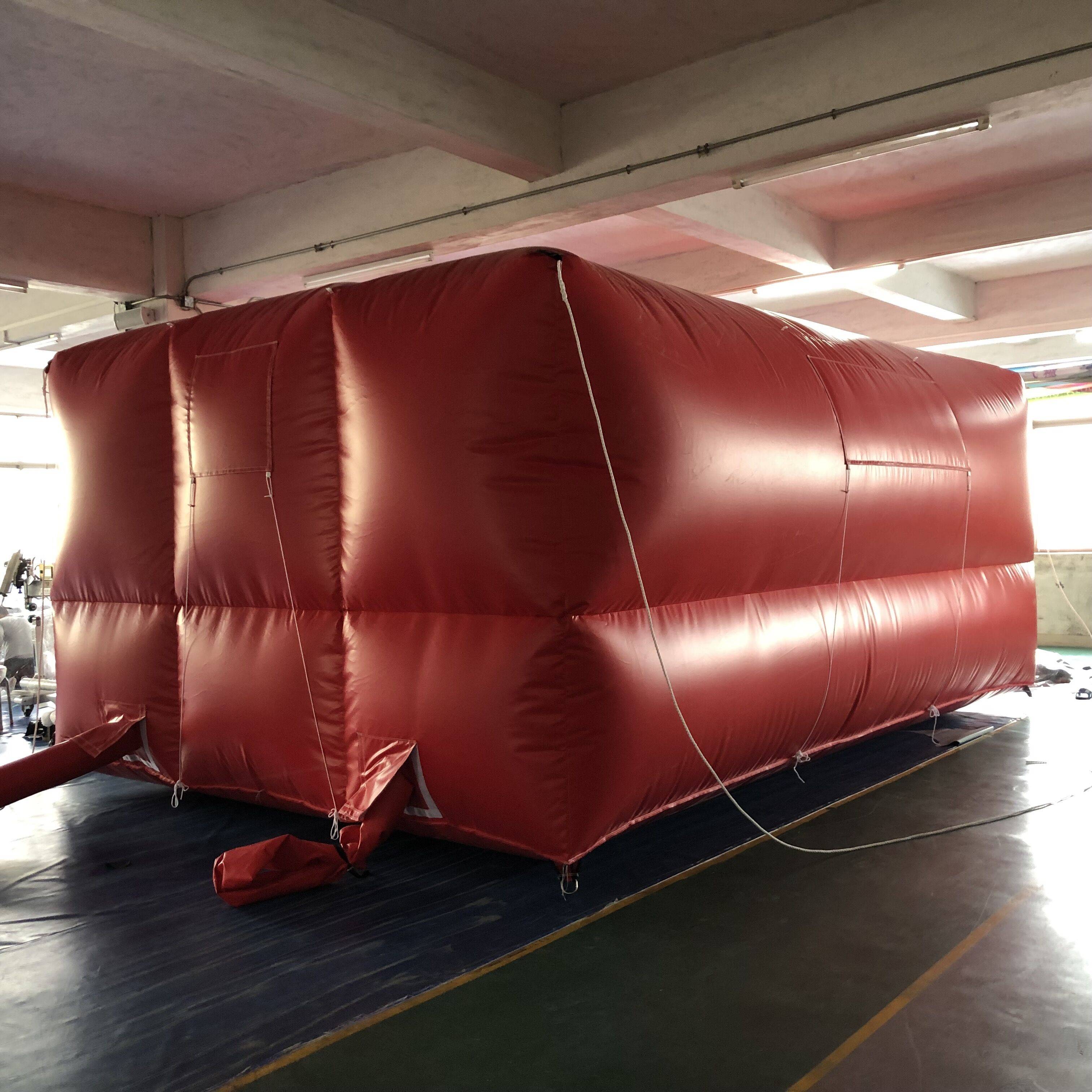 Escape air cushion