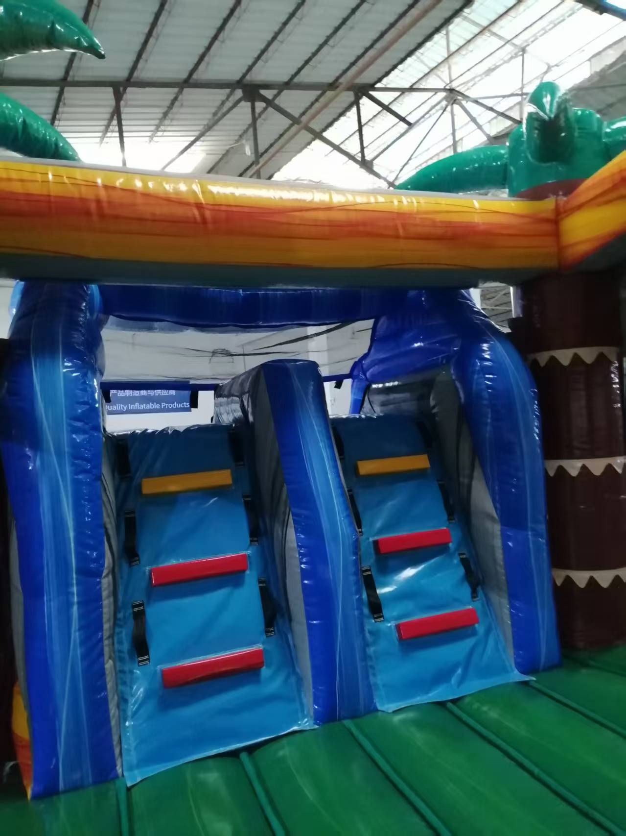 Backyard water slide